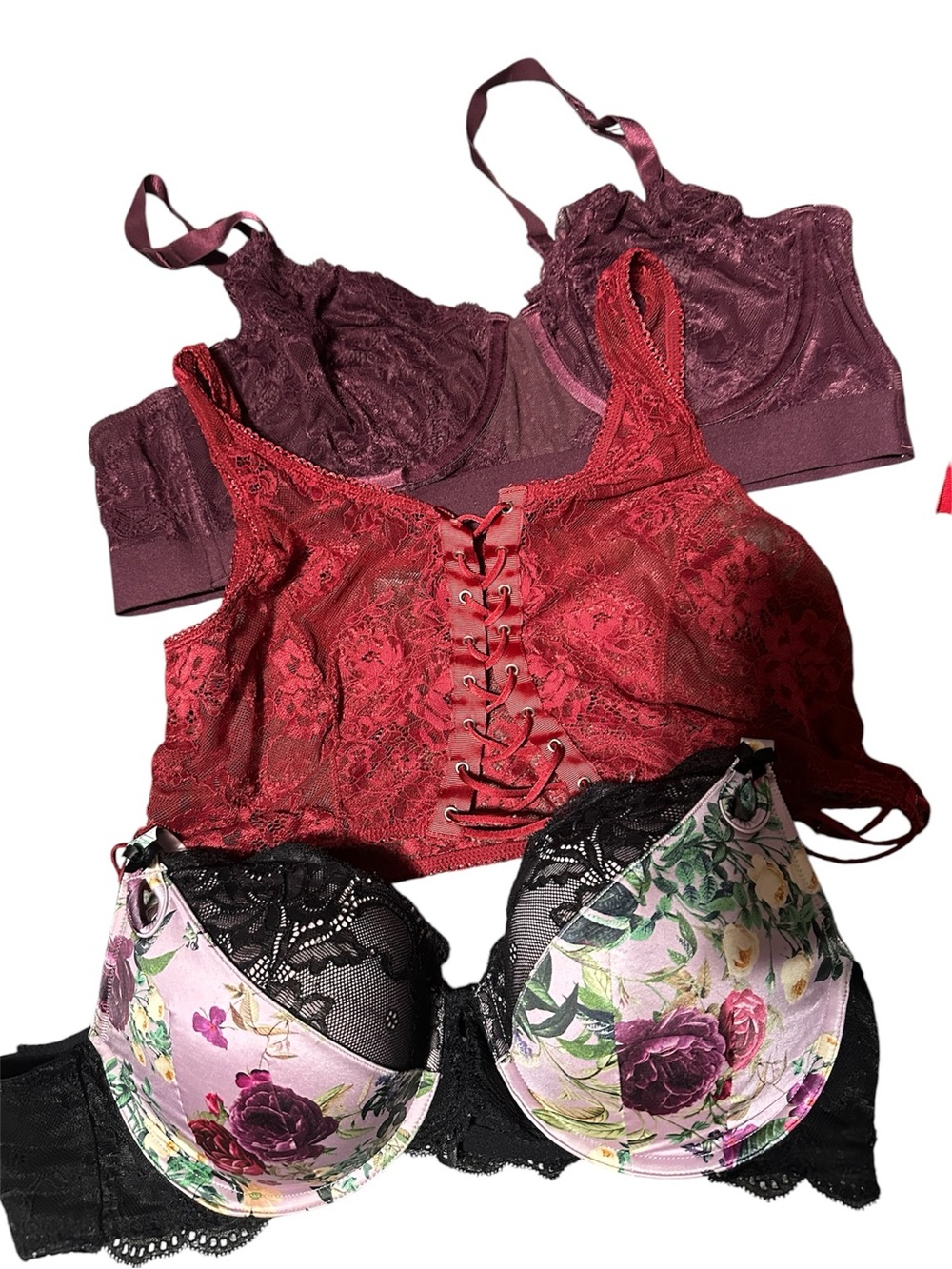 Torrid red and purple lingerie bundle - Picture 2 of 4